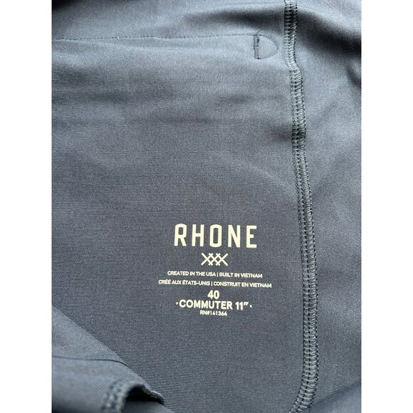 Rhone‎ Men's Commuter Shorts Flex-Knit Travel Techwear Navy Size 40 - Picture 7 of 11